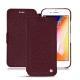 Apple iPhone 8 Plus leather case - Lie de vin ( Pantone 5115C ) 