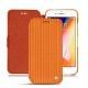 Apple iPhone 8 Plus leather case - Abaca arancio