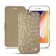 Apple iPhone 8 Plus leather case - Autruche desert