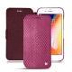 Apple iPhone 8 Plus leather case - Serpent ciclamino