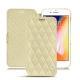 Apple iPhone 8 Plus leather case - Beige - Couture ( Nappa - Pantone 7502C ) 