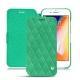 Housse cuir Apple iPhone 8 Plus - Menthe vintage - Couture