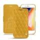 Funda de piel Apple iPhone 8 Plus - Jaune soulèu - Couture