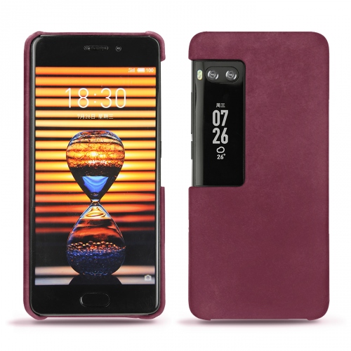 Funda de piel Meizu Pro 7Prune vintage ( Pantone #612434 ) 