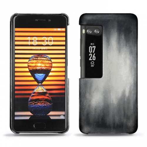 Capa em pele Meizu Pro 7Gris Patine