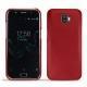 Wiko Wim leather cover - Rouge ( Nappa - Pantone 199C ) 