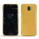 Wiko Wim leather cover - Mimosa ( Pantone 141C ) 