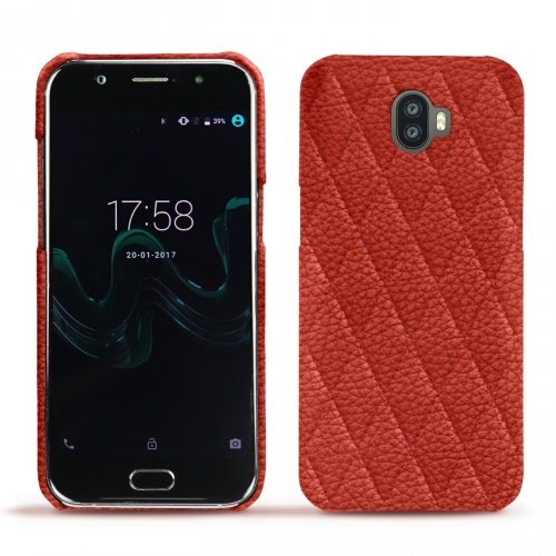 Wiko Wim leather casePapaye - Couture ( Pantone #b54317 ) 