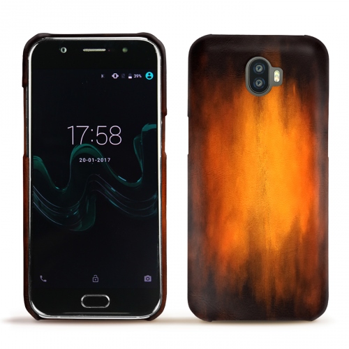 Lederschutzhülle Wiko WimFauve Patine