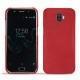 Wiko Wim leather cover - Rouge troupelenc