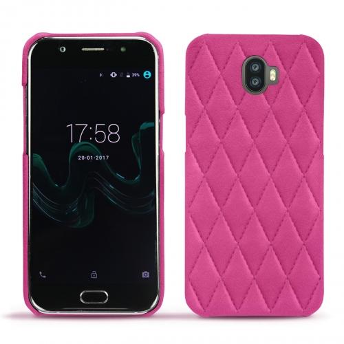 Capa em pele Wiko WimRose BB - Couture ( Pantone #DB599F )