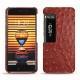 Meizu Pro 7 Plus leather cover - Autruche ciliegia