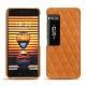 Coque cuir Meizu Pro 7 Plus - Mandarine vintage - Couture