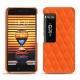 Meizu Pro 7 Plus leather cover - Orange fluo - Couture