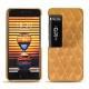 Coque cuir Meizu Pro 7 Plus - Or Maïa - Couture