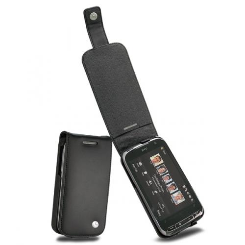 Custodia in pelle HTC Touch Pro2  - Noir ( Nappa - Black ) 