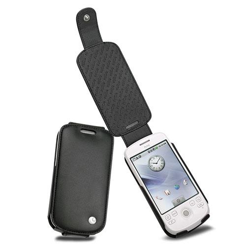 HTC Magic  leather case - Noir ( Nappa - Black ) 