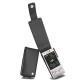 Capa em pele Sony Ericsson W705 - W715  - Noir ( Nappa - Black ) 