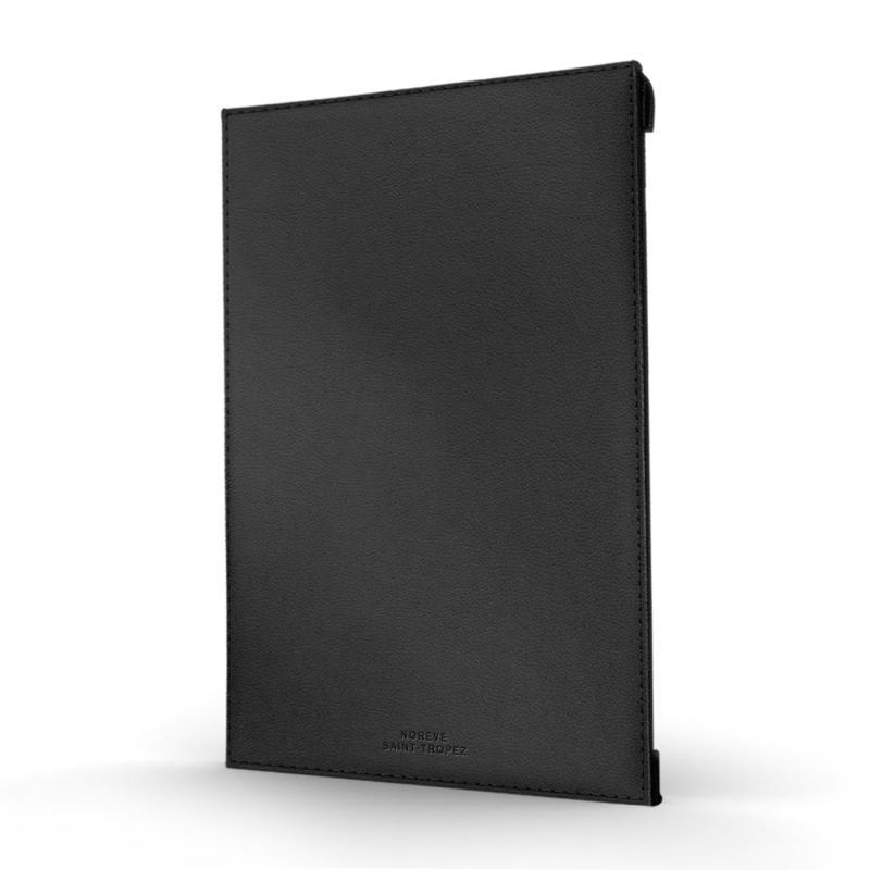 Porte menu A4 - Simple - Noir ( Nappa - Black ) 