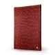 Case for an A4 size note pad - Griffe 1 - Autruche ciliegia