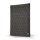 Porte Bloc Note - A4 - Griffe 1 - Anthracite - Couture ( Pantone 424C ) 