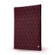 Case for an A4 size note pad - Griffe 1 - Lie de vin - Couture ( Pantone 5115C ) 