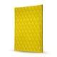 Case for an A4 size note pad - Griffe 1 - Jaune fluo - Couture