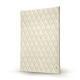 Porte Bloc Note - A4 - Griffe 1 - Blanc escumo - Couture