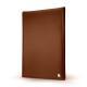 Case for an A5 size note pad - Griffe 1 - Marron ( Nappa - Pantone 1615C ) 
