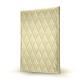 Porte Bloc Note - A5 - Griffe 1 - Beige - Couture ( Nappa - Pantone 7502C ) 