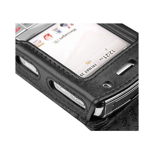                                                         Funda de piel BlackBerry Pearl 8110 - 8120 - 8130 
                                                      