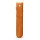 Leather pen case - Mandarine vintage ( Pantone 165C ) 