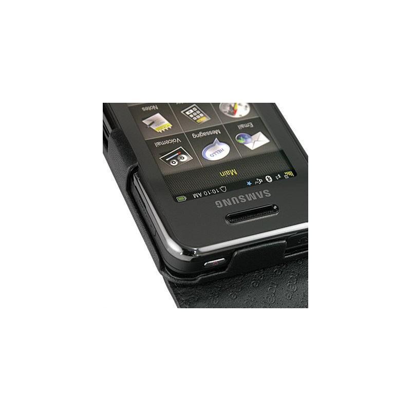 Housse cuir Samsung Instinct M800 