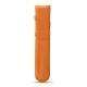 Leather pen case - Orange PU