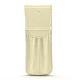 Leather case for 2 pens - Ivoire ( Sleek P C12 - White ) 