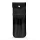 Custodia cuoio per due penne - Onyx ( Black ) 