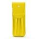 Estuche de piel para dos bolígrafos - Jaune fluo