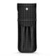 Leather case for 2 pens - Abaca nero