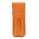 Estuche de piel para dos bolígrafos - Orange PU