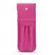 Etui cuir pour deux stylos - Rose BB