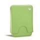 Leather case for business  cards - 20 cards - Vert olive ( Nappa - Pantone 578U ) 