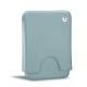 Leather case for business  cards - 20 cards - Bleu ciel ( Nappa - Pantone 277C ) 