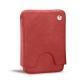 Leather case for business  cards - 20 cards - Cerise vintage ( Pantone 185C ) 