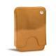 Leather case for business  cards - 20 cards - Or Maïa ( Pantone 871C ) 