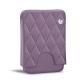 Leather case for business  cards - 20 cards - Lilas - Couture ( Nappa - Pantone 2645U ) 