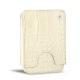Custodia in cuoio per carte da visita - 20 carte - Crocodile milk