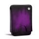 Leather case for business  cards - 20 cards - Violet Patine