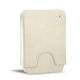Leather case for business  cards - 20 cards - Blanc escumo