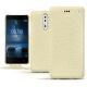 Housse cuir Nokia 8 - Ivoire ( Sleek P C12 - White ) 