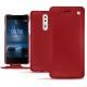 Housse cuir Nokia 8 - Rouge ( Nappa - Pantone 199C ) 